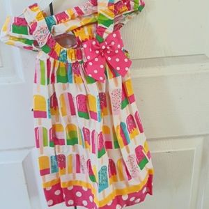 Baby Girl Sunflower Dress With Underwear